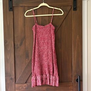 American Eagle Red Floral Dress (3/$20)